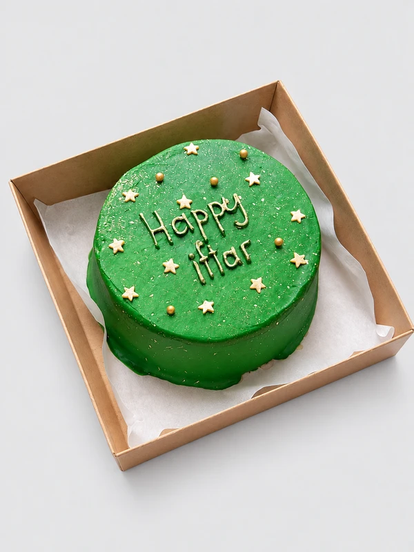 Бенто - торт "Happy Iftar" — Бенто-торт с дизайном как на фото.